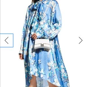 Balenciaga White Hourglass XS croc with Strap